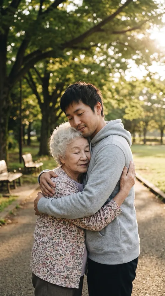 Grandma and grandson